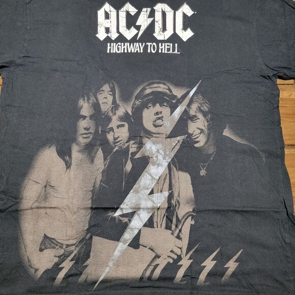 AC/DC Graphic SS Black Unisex Tee Highway To Hell - Size XXL - Picture 2 of 4
